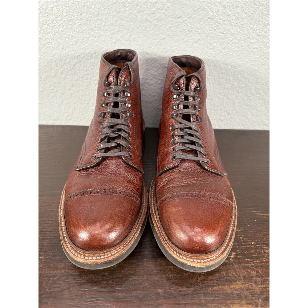 Brogue Alden D7812HC Jumper Boot Brown Scotch Grain Barrie Last Men’s Size 9 B - Picture 2 of 13